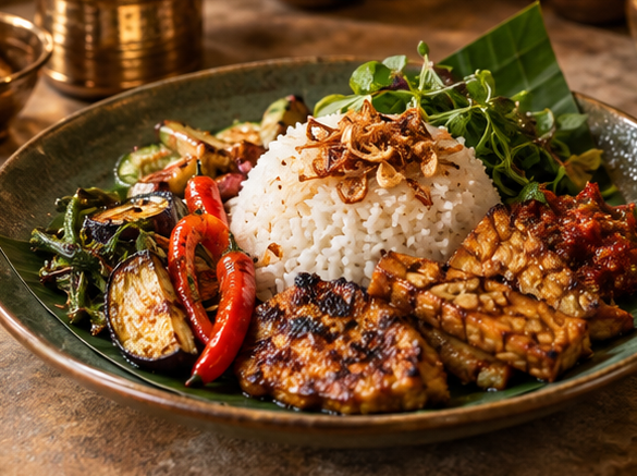 Tempeh & sambal bowl